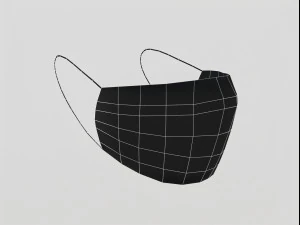 surgical mask - pbr 3D Model
