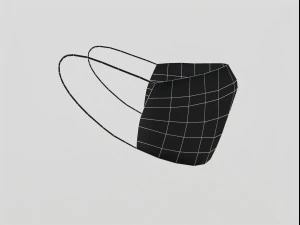 surgical mask - pbr 3D Model