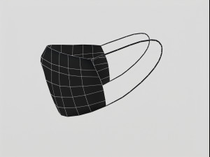 surgical mask - pbr 3D-Modell