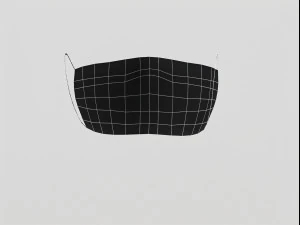 surgical mask - pbr 3D Model