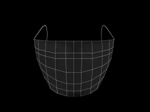 surgical mask - pbr 3D Model