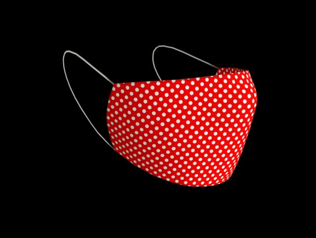 surgical mask - pbr 3D 모델 .c4d .max .obj .3ds .fbx .stl .blend 