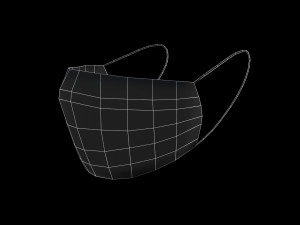 surgical mask - pbr 3D 모델