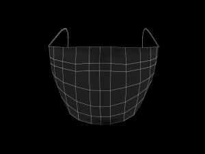 surgical mask - pbr 3D 모델