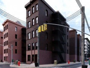 nyc- new york city build 3D मॉडल