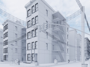 nyc- new york city build 3D मॉडल