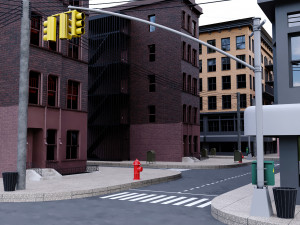 nyc- new york city build 3D मॉडल