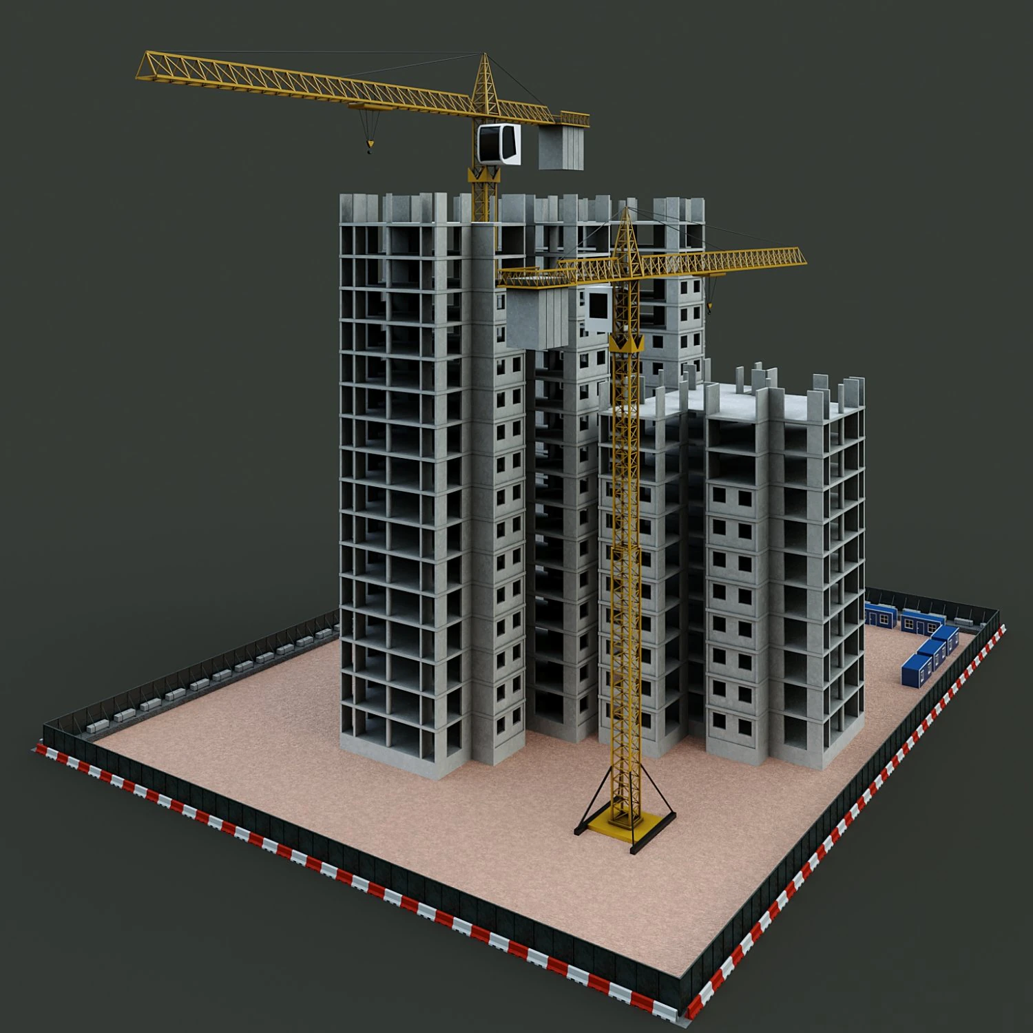 construction 3D Model .c4d .max .obj .3ds .fbx .stl .blend 