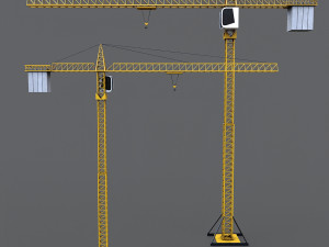 construction crane 3D 模型