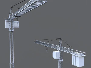 construction crane 3D Model