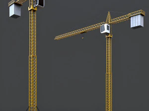 construction crane 3D Model