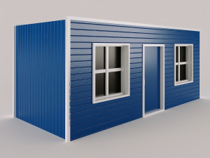 portacabin low-poly 3D Модель