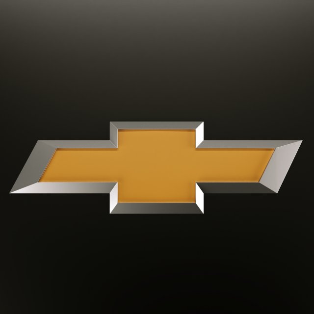 chevrolet logo Model 3D .c4d .max .obj .3ds .fbx .stl .blend 