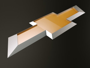 chevrolet logo Model 3D