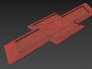 chevrolet logo Model 3D
