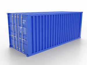 shipping container 20ft 3D Модель