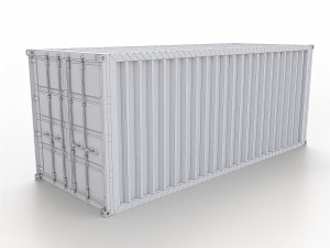 shipping container 20ft 3D Модель
