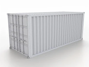 shipping container 20ft 3D Model