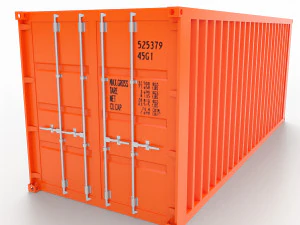 contenitore di spedizione 20 piedi Modello 3D