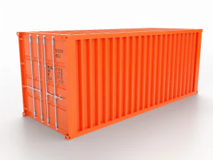 shipping container 20ft 3D Model