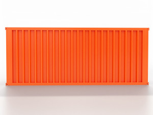 shipping container 20ft 3D Model
