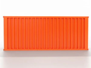 shipping container 20ft 3D Model