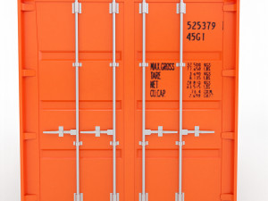 shipping container 20ft 3D Model