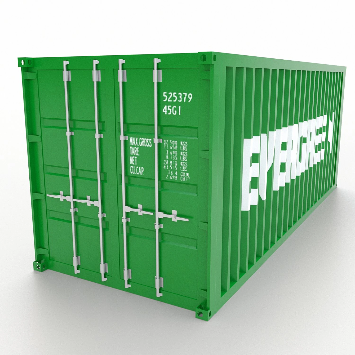 cont&ecirc;iner de transporte 20 p&eacute;s Modelo 3D .c4d .max .obj .3ds .fbx .stl .blend 