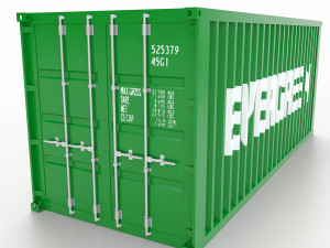 shipping container 20ft 3D मॉडल