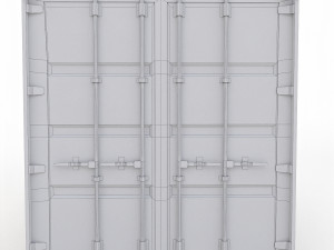 shipping container 20ft 3D Модель