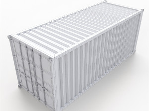 shipping container 20ft 3D Модель