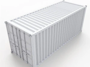 cont&ecirc;iner de transporte 20 p&eacute;s Modelo 3D