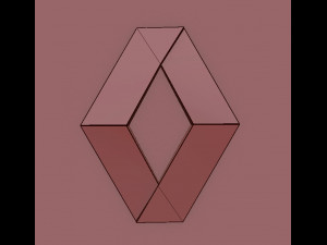 renault logo 3D मॉडल