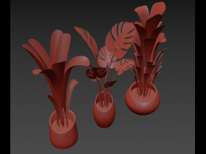 plants collection 03 3D Model