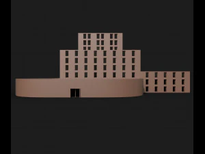 university low-poly 3D Model