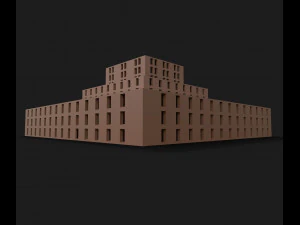 university low-poly 3D Model