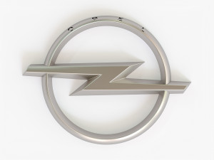 opel logo Modelo 3D