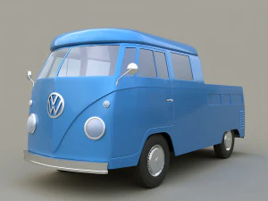 фольксваген транспортер т2 3D Модель