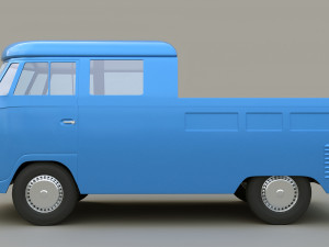 volkswagen transporter t2 Modello 3D