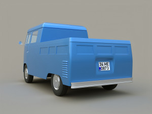 volkswagen transporter t2 Modello 3D