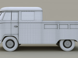 volkswagen transporter t2 Modello 3D
