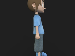 cartoon boy 3D Модель