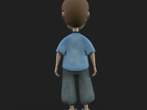 cartoon boy 3D Модель