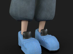 cartoon boy 3D Model