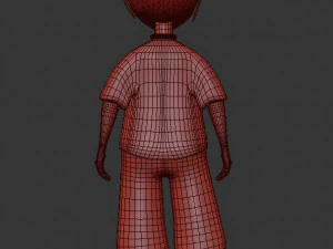 cartoon boy 3D Model