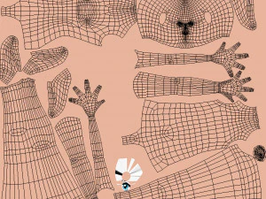 personagem de jogo de anime girl Modelo 3D