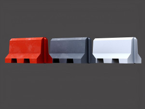 traffic barriers Modello 3D
