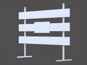traffic barriers Modello 3D