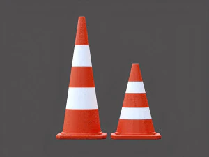 traffic barriers 3D Model