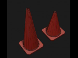 traffic cone - pbr 3D Model